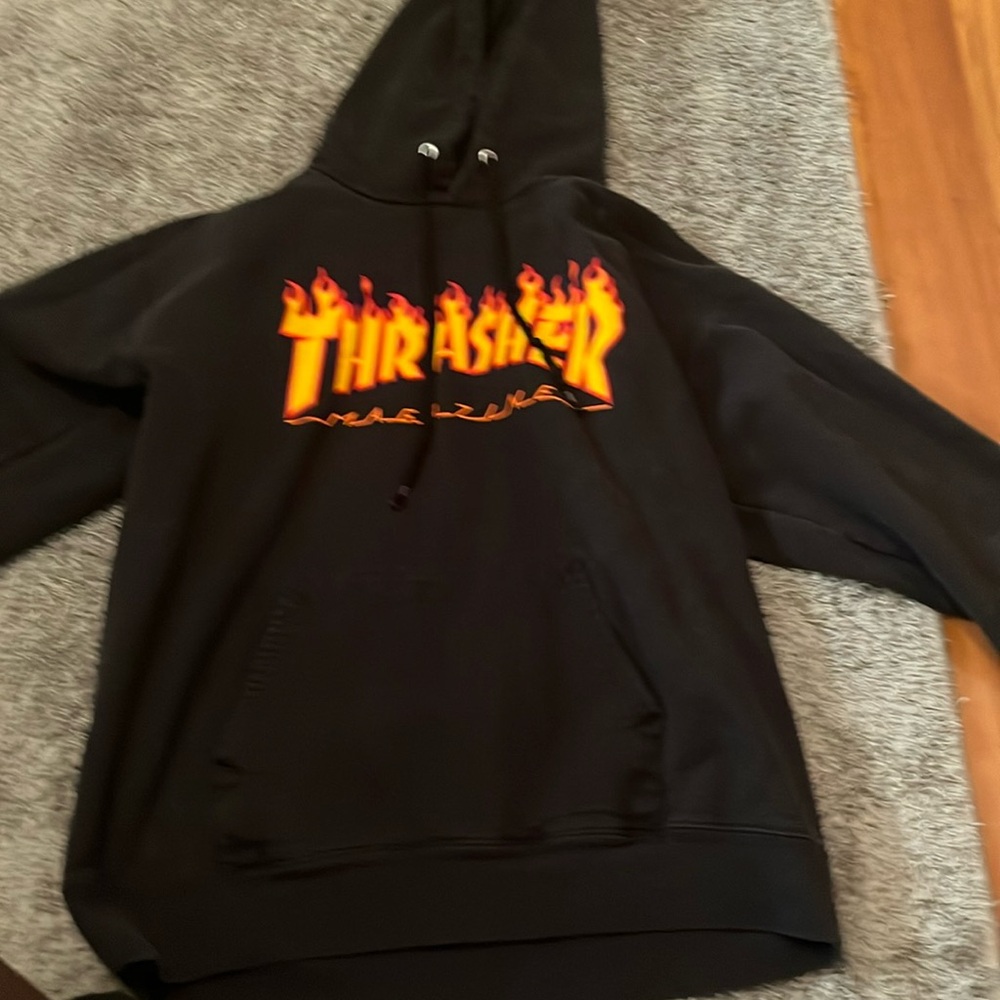 black thrasher sweatshirt